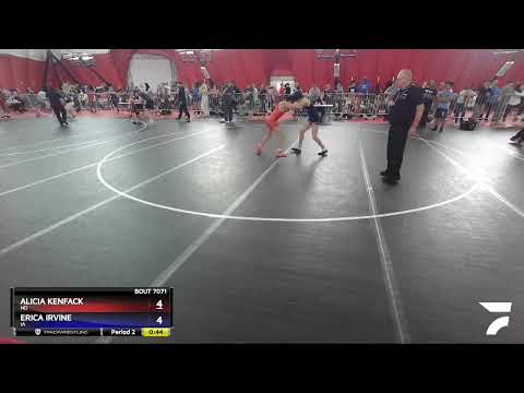 110 Lbs Round 3 - Elaine Hay, WI Vs Penelope Juarez, WI Df7c