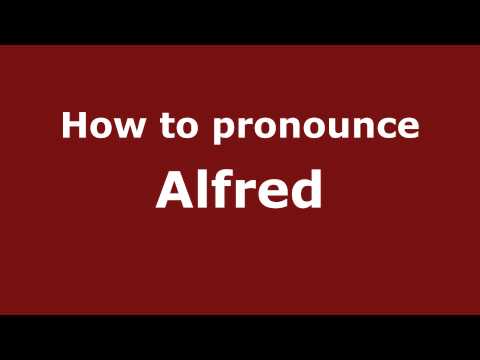 How to pronounce Alfred