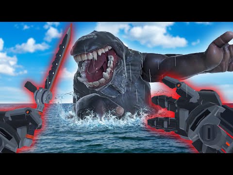 Fighting GIANT KAIJUS in a MECH SUIT!? - Kaiju Battle Simulator VR