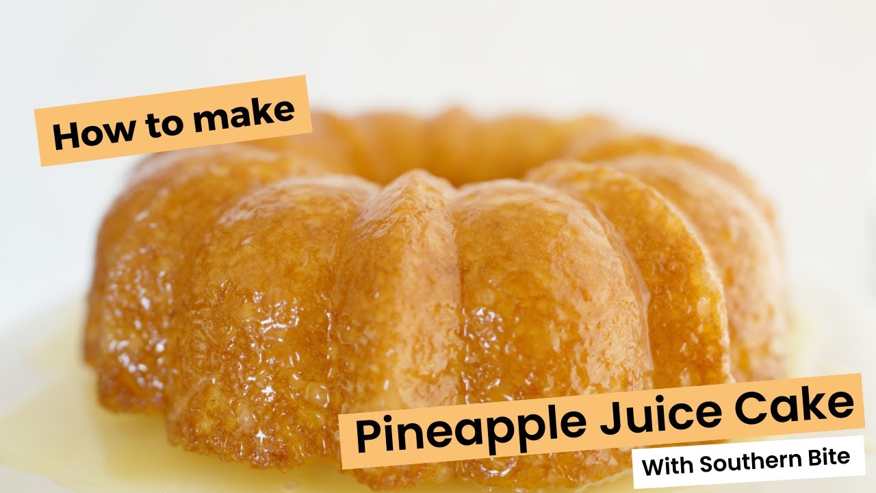 Pineapple Juice Cake Recipe