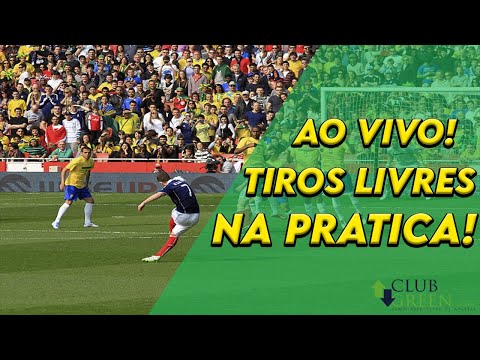 AO VIVO!! TIROS LIVRES NA PRATICA!!