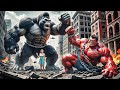 King Kong Vs Red Hulk The Confrontation Begins On A Military Cargo Plane