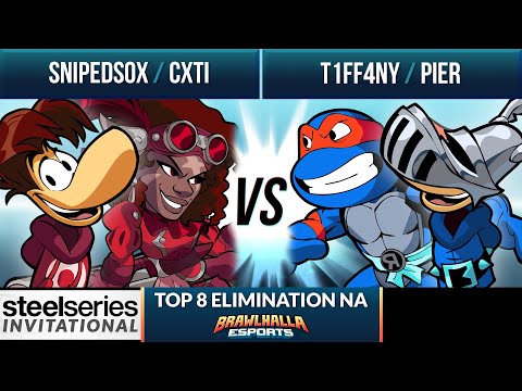 SnipedSox & Cxti vs T1ff4ny & Pier - Top 8 Elimination - SteelSeries Invitational 2022 - NA 2v2