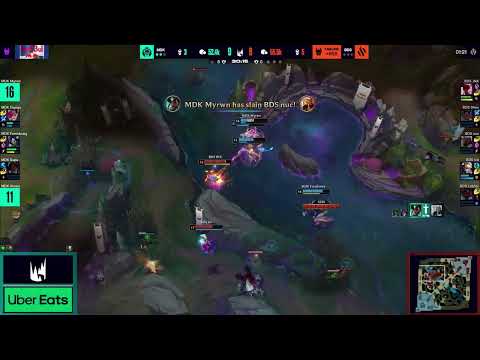 MDK vs BDS Insane Teamfight ACE