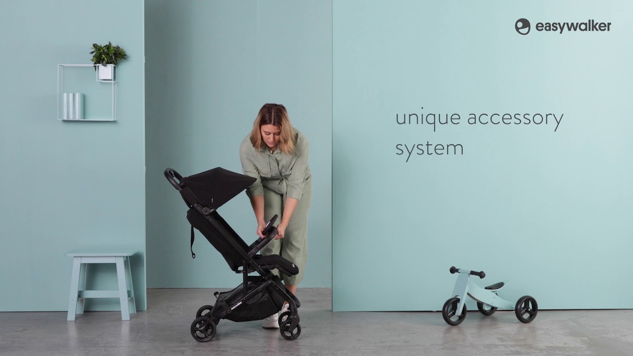 миниатюра 0 Видео о товаре Коляска прогулочная Easywalker Miley, Coral Green (Бирюзовый)