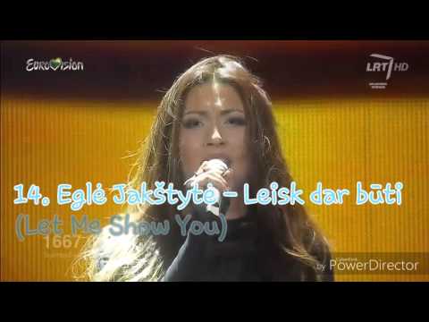 Eurovision 2016 - Lithuanian selection - My Top 28