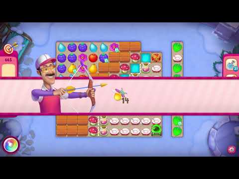 🎯 Gardenscapes 665 Challenge Level - 22 moves + 💥💥🧨💣