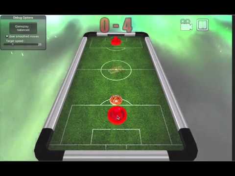 Glow Hockey - Soccer 3D Video