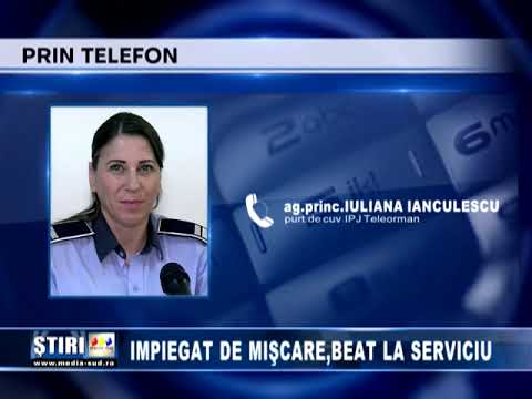 Impiegat de mișcare, beat la serviciu