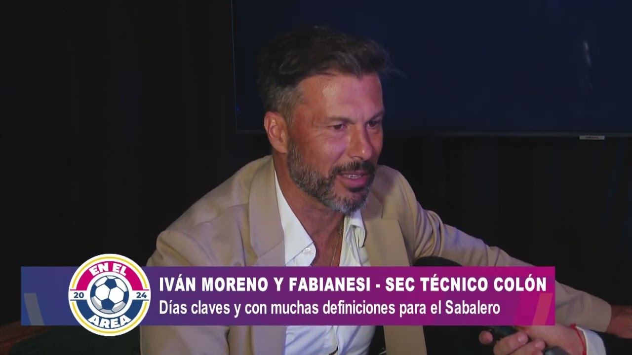 Iván Moreno y Fabianesi habló de quién será el nuevo técnico sabalero