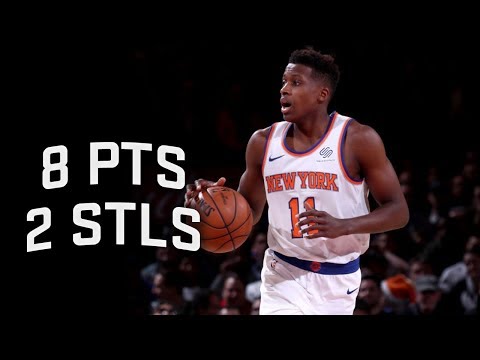 Frank Ntilikina Full Highlights Knicks vs Celtics 12.21.17 - 8 Points, 2 Steals
