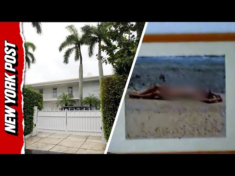Resurfaced police video shows Jeffrey Epstein's Palm Beach home