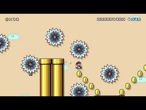 p pipes & saw speedrun (50 sec) by pedritopin 🍄 Super Mario Maker 2 ✹Switch✹ #azn