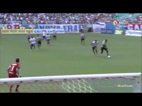 Bahia 0 x 1 Santa Cruz - Copa do Nordeste 2016 - 17/04/2016 - Gol de Grafite
