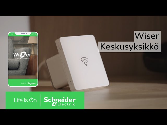 schneider electric Ohjausyksikkö wiser keskusyksikkö