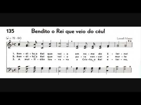 Hinário 5 CCB - Hino 135 - Bendito o Rei que veio do céu! - Strings - Teclado Yamaha PSR S670