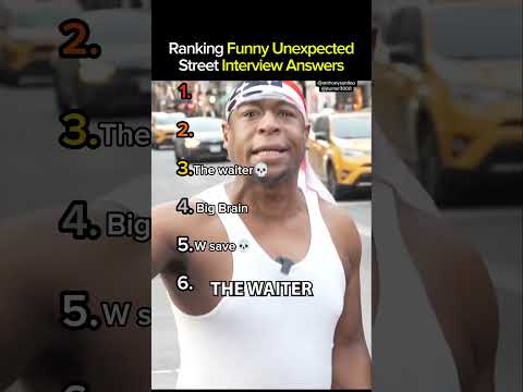 Ranking Most Unexpected Funny Street Interview Answers