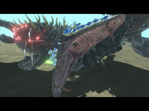 MUTANT MOSASURUS VS OTHER AQUATIC UNITS EPIC BATTLE - ANIMAL REVOLT BATTLE SIMULATOR