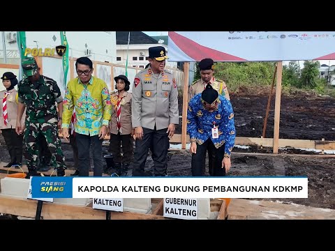 KAPOLDA KALTENG DUKUNG KOPERASI DESA KELURAHAN MERAH PUTIH KODAM TAMBUN BUNGAI