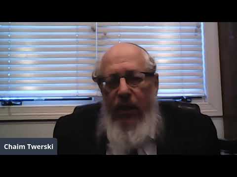 Rabbi Chaim Twerski - Techeiles Yom Iyun - January 3, 2021 (19-20 Teves, 5781)