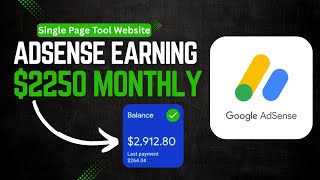This 1 Page Tool Website AdSense Earning Can Surprise You