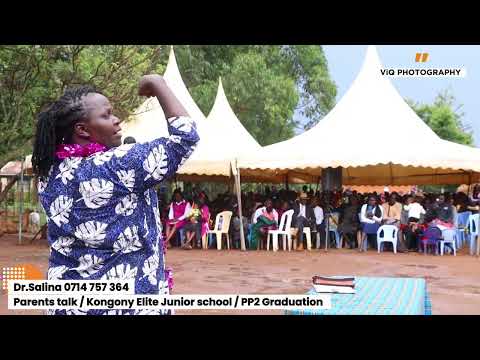 AMAZING MESSAGE TO PARENTS IN KONGONY ELITE.Ecde graduation