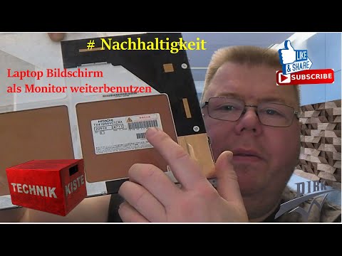 Umbau Laptop Bildschirm als Monitor