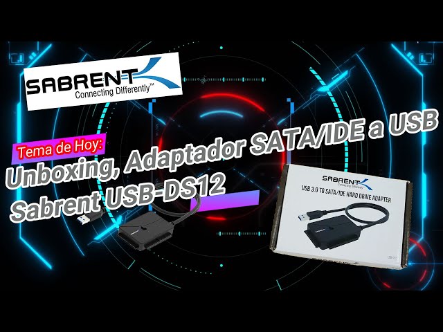 Vídeo relacionado con SABRENT Kit de montaje para convertir unidades de disco duro/SSD de 2.5" a SATA de 3.5" [BK-PCBS]
