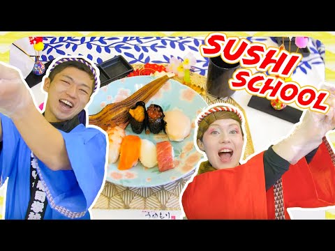 I went to a SUSHI SCHOOL in JAPAN