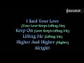 Jackie Wilson - (Your Love Keeps Lifting Me) Higher And Higher (Instrumental Cover)