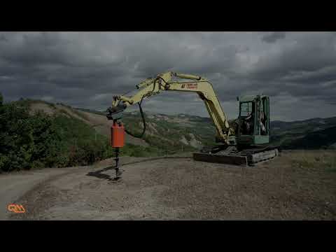 Trivella idraulica QM - serie TL su Escavatore