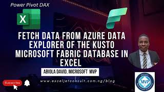Fetch Data from Azure Data Explorer of the Kusto Microsoft Fabric Database in Excel