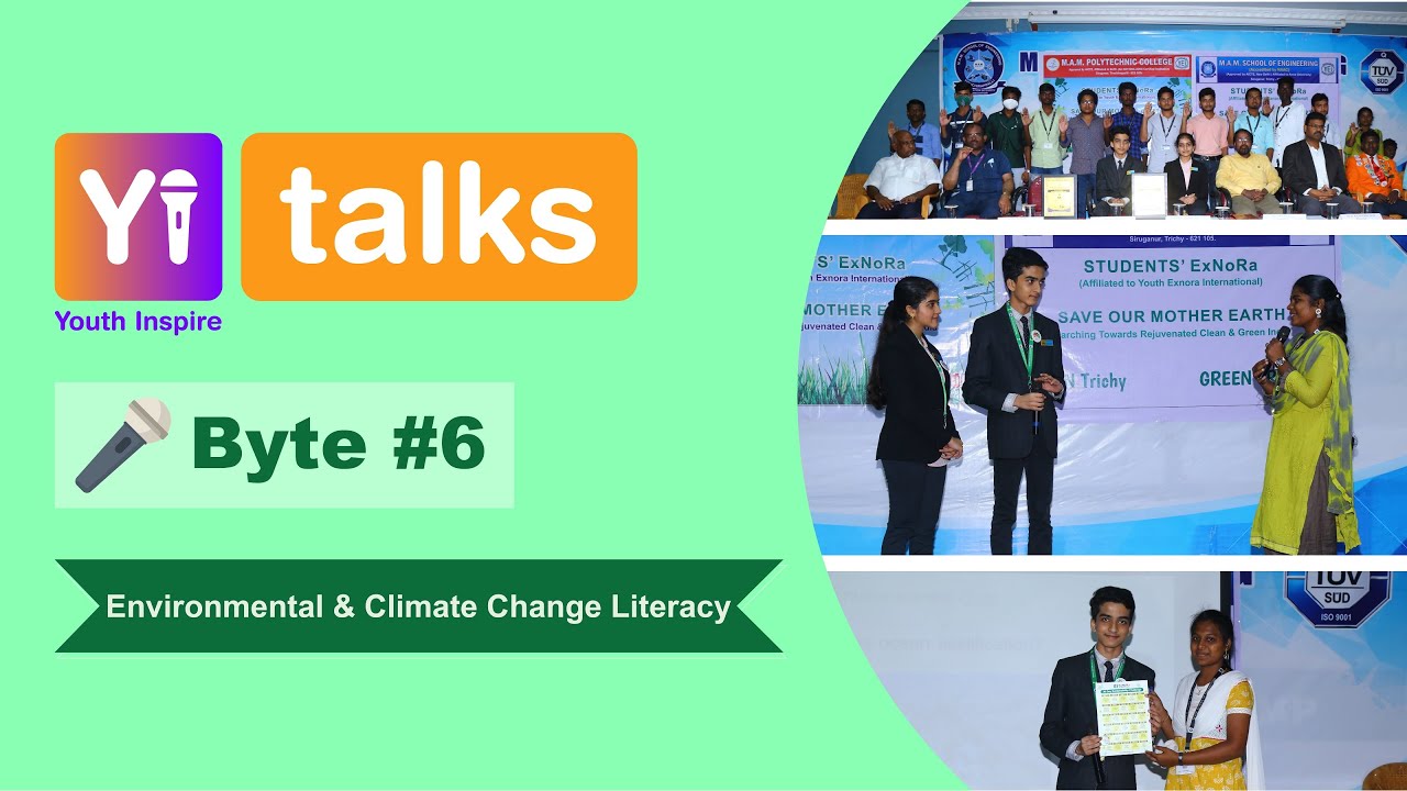 Yi Talks | Environmental & Climate Change Literacy | MAM College of Engineering, Trichy