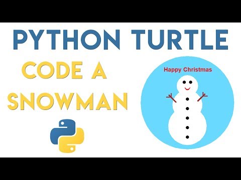 Python Turtle Snowman Creation