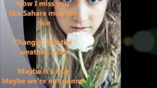 Eurovision 2012 Denmark- Soluna Samay- Should've Known Better- Lyrics (HD)