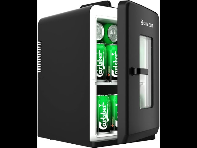 Vídeo relacionado con VINATO Piccolo Frigorifero Mini Frigo 6L, Mini Frigorifero da Camera da Letto con Funzione di Raffreddamento e Riscaldamento, 220V AC / 12V DC per Auto, Ufficio, Camera da Letto, Cura Della Pelle, Bev