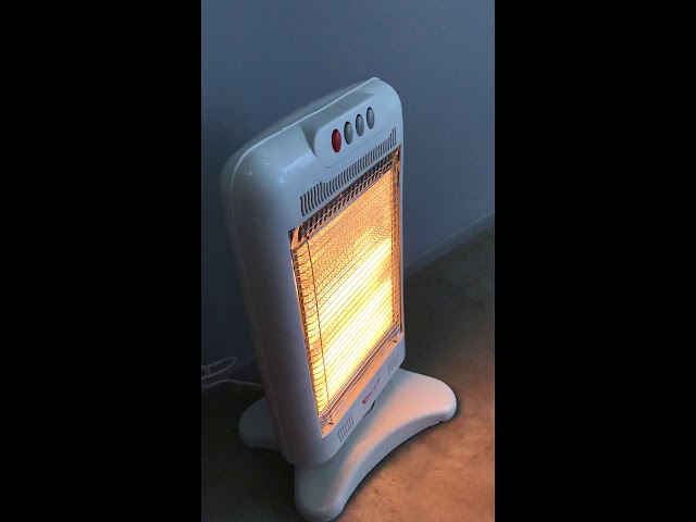 Vídeo relacionado con Estufa 1200W 3 Tubos de Cuarzo 1200W Calefactor Calentador Radiador Halogeno Calor para el hogar