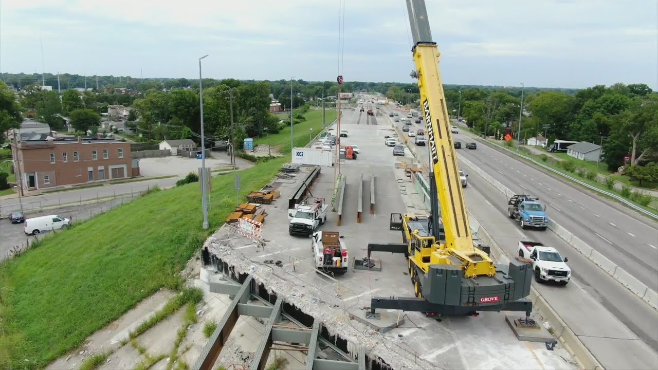 New bridge girders replace damage on I-55 project; deadline remains