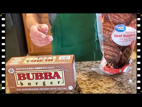 Great Value Vs Bubba Burgers on the Blackstone?!