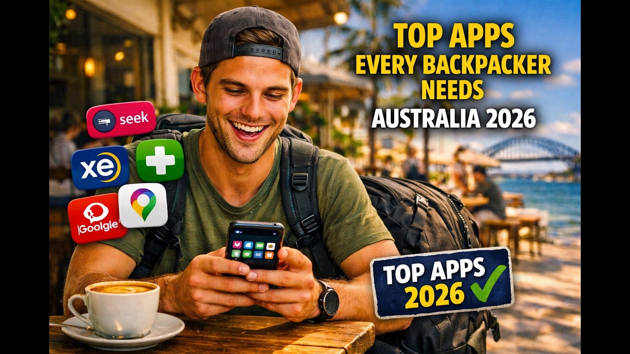 14 Must-Have Apps for Backpackers in Australia 2026 (Jobs, Money, Safety & Navigation)