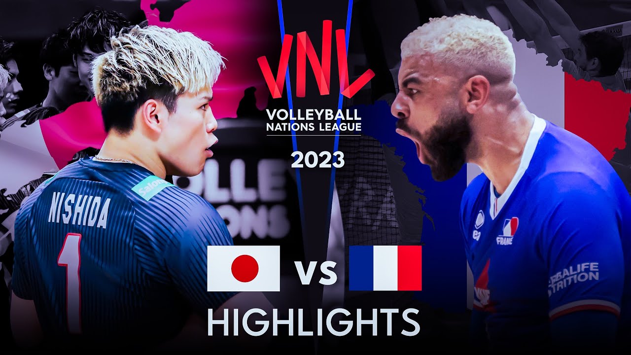 LEGENDARY MATCH | JAPAN vs FRANCE | Men's VNL 2023