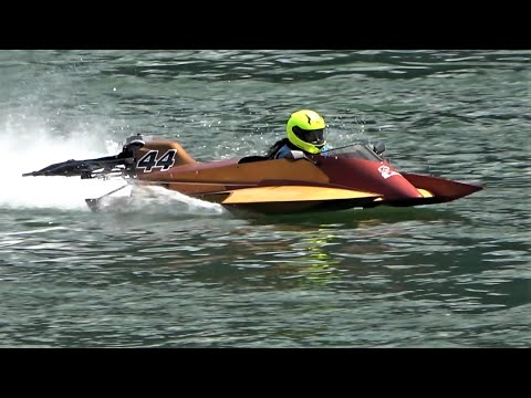 Near 100mph in a Hydroplane