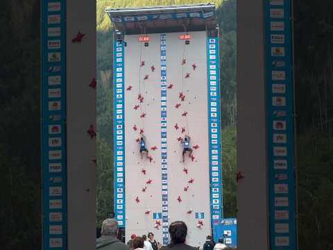 IFSC Speed climbing World Cup in France ???????? #olympic #climbinginolympic #speedclimbing