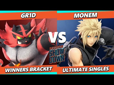 Scrims Showdown 101 - GR1D (Inceneroar) Vs. Monem (Cloud) Smash Ultimate - SSBU