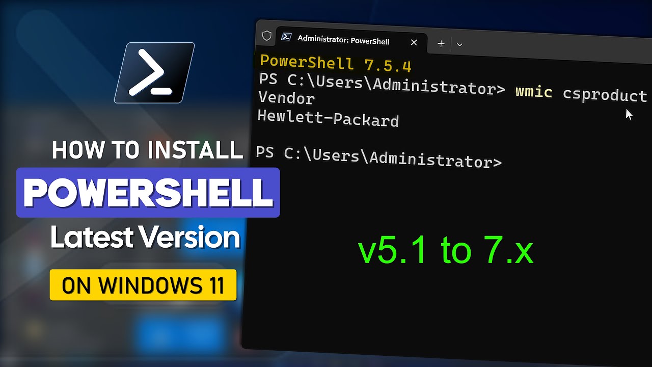 How to Install the Latest PowerShell 7 on Windows 11 (Upgrade from 5.1)