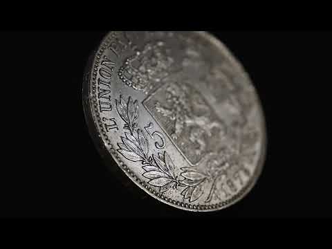 Moneta, Belgio, Leopold II, 5 Francs, 5 Frank, 1873, BB+, Argento, KM:24