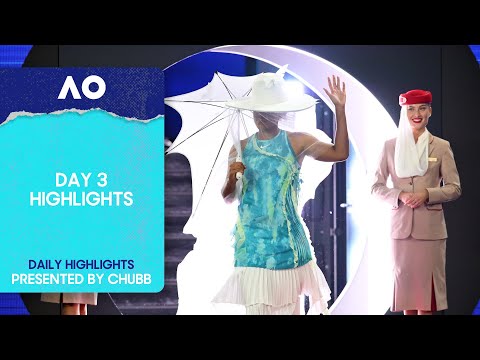 Day 3 Highlights | Presented by Chubb | Australian Open 2026