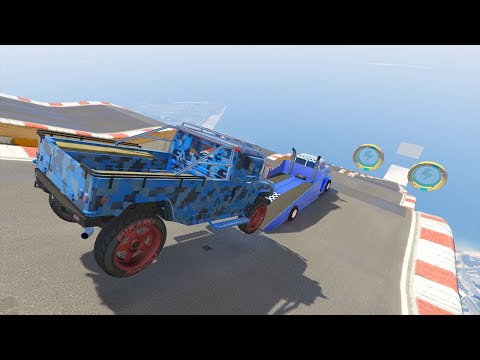 MEGA RAMPA 100.000% IMPOSIBLE EN GTA 5 ONLINE - Kosi023
