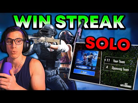 I TRIED THE NEW PUBG SOLO "RANKED" MODE - WIN STREAK SHOWDOWN UPDATE 33.1