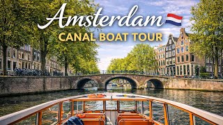 Amsterdam Canal Boat Tour 🇳🇱 | Cruise Through Small & Main Canals